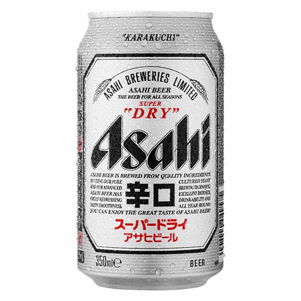 Birra Super Dry Giapponese 330ml, Asahi